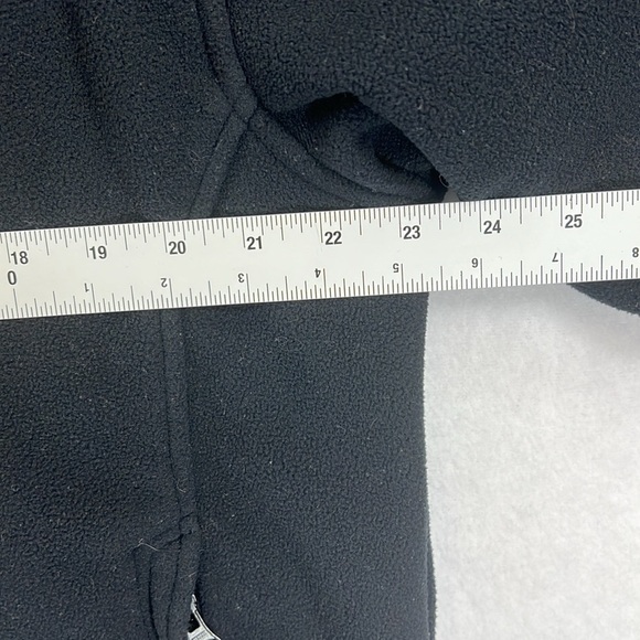 Cabela’s Men’s Fleece Jacket Sz Large Black 100% Polyester - Picture 10 of 11